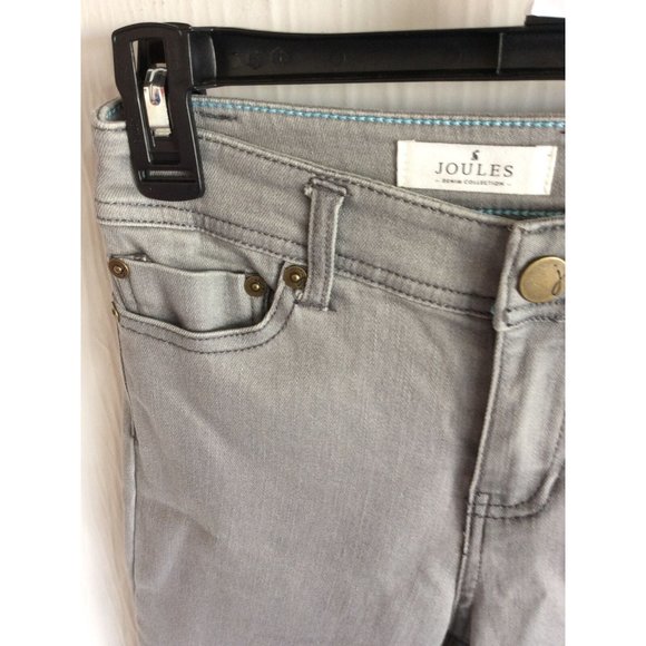 NWT, Joules, The Monroe Super Skinny Gray Jeans, Size 2, 5 Pocket, $84.95 - Picture 4 of 10